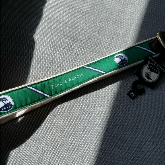 Pebble Beach Diagonal Ribbon Belt NWT - Picture 4 of 8